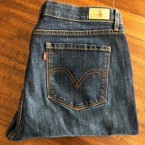 Levis perfect waist boot cut jeans